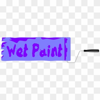 Wet Paint Sign Paint Tool Png Image - Wet Paint Sign, Transparent Png