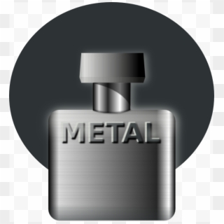 Perfume Bottle Clip Art - Metal Clip Art, HD Png Download