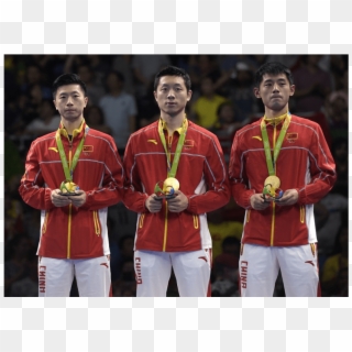 Chinese Winning Gold Table Tennis, HD Png Download