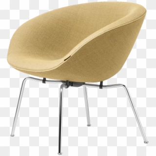 Fritz Hansen Pot Lounge Chair Arne Jacobsen Christianshavn - Ottoman, HD Png Download