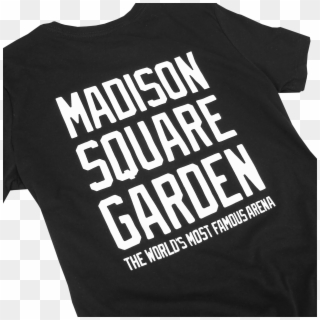 Nyc Madison Square Garden On Women's Black T-shirt - Active Shirt, HD Png Download