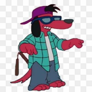 Tom Mullaney - Simpsons Dog Itchy Scratchy, HD Png Download