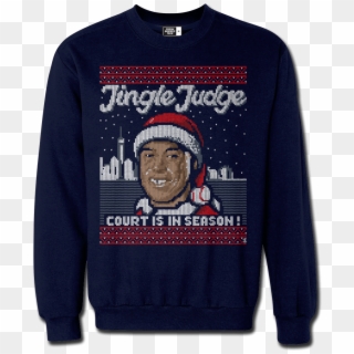 Aaron Judge Jingle Judge Ugly Christmas Sweatshirt - Nfl Christmas Sweaters, HD Png Download