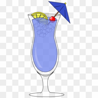 Blue Hawaii Aqua Velva Cocktail Blue Lagoon Martini - Blue Cocktail Clipart, HD Png Download