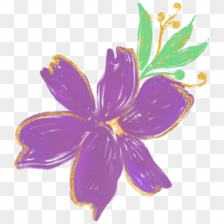 F At Getdrawings Com - Purple Lilly Png, Transparent Png
