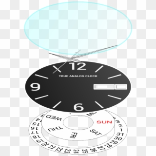 All The Clock Elements Must Be Represented As Drawable - Circle, HD Png Download