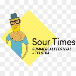 Sour Times Summersalt Festival Telstra - Illustration, HD Png Download