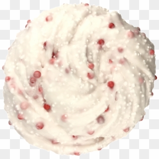Candy Cane Frosting White Icing, Candy Cane, Slime, - Buttercream, HD Png Download