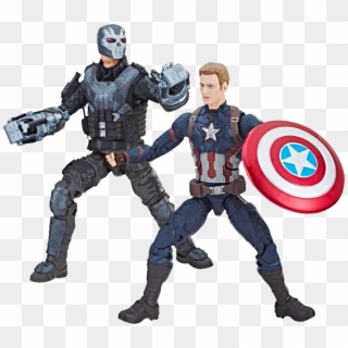 The First Ten Years - Marvel Legends Captain America And Crossbones, HD Png Download