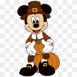 Mickey Mouse Halloween Clip Art - Mickey And Minnie Thanksgiving, HD Png Download