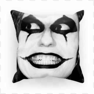 Scary Clown Face Cushion - Crazy Women, HD Png Download