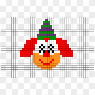 Clown Pixel Art 4127 - Pixel Art Pokémon Go, HD Png Download