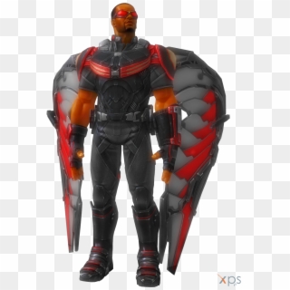 Falcon Civil War With Wings By Ssingh511 - Action Figure, HD Png Download