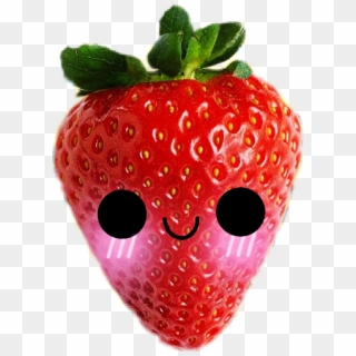 #kawaii #strawberry #strawberries #kawaiifood #kawaiistrawberry - Strawberries Png, Transparent Png