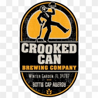 Crooked Can Label - Crooked Can Brewery Logo, HD Png Download