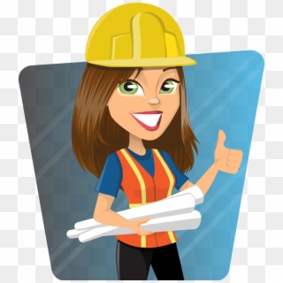 Introduce A Girl To Engineering - Female Engineer Clip Art, HD Png Download