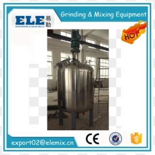 Hot Sale Stainless Steel Gas Heating Jacketed Mixing - Paint Mixing Machine Price, HD Png Download