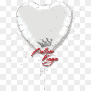 Large Silver Heart - Heart, HD Png Download