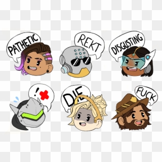 Made Some Stupid Emojis For A Discord Overwatch Server - Overwatch Discord Emojis, HD Png Download