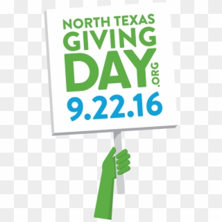 North Texas Giving Day Is September 22, 2016 And Priderock - Sign, HD Png Download