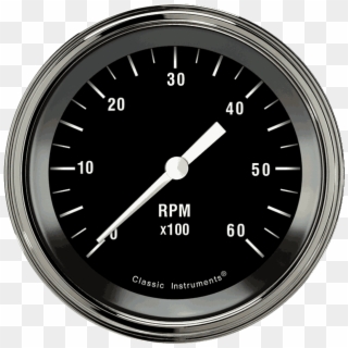 Picture Of Hot Rod 3 3/8 Tachometer - Speedometer, HD Png Download