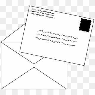 Mail Stamp Envelope Letter Postage Postal - Clip Art Letter, HD Png Download