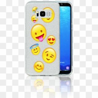 Samsung Galaxy S8 Plus Mm Emoji Glitter Hybrid - Emoji, HD Png Download