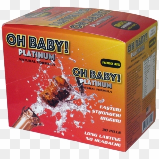 Oh Baby Platinum Male Enhancement 30 Pills - Carton, HD Png Download