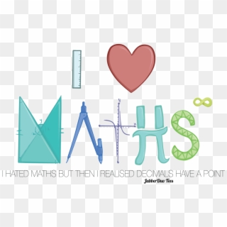 Clip Art I Love Math Meme - Heart, HD Png Download