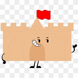Sand Castle New Pose - Bfdi Sand Castle, HD Png Download