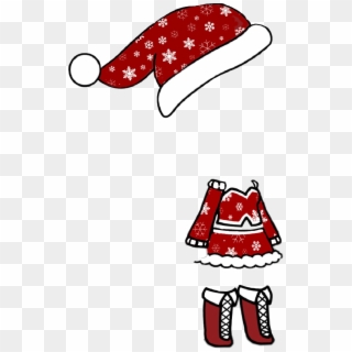 #christmas #outfit #gachalife #gachaverse #santa This, HD Png Download