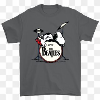 Sleeping On The Drum Still Miss Ringo Starr The Beatles - Peanuts Snoopy Beatles, HD Png Download
