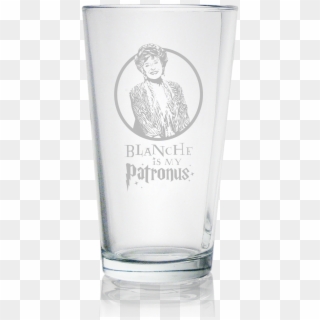 Blanche Is My Patronus - Pint Glass, HD Png Download