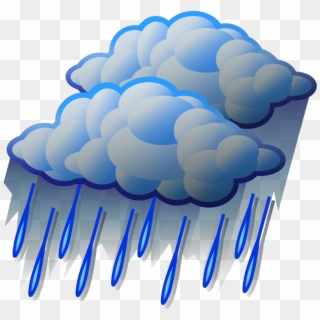 #ftestickers #clipart #cloud #rain #raindrops - Clip Art Of Rainy Day, HD Png Download