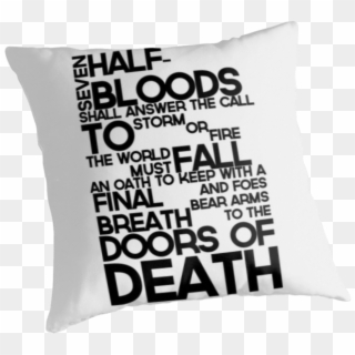 Heroes Of Olympus Prophecy Throw Pillow Percy Jackson - Heroes Of Olympus Pillow, HD Png Download