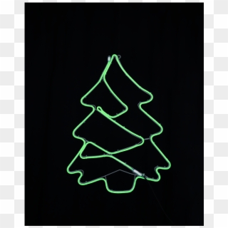 Silhouette Neoled - Christmas Tree, HD Png Download