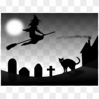 Witch Halloween Scene, HD Png Download
