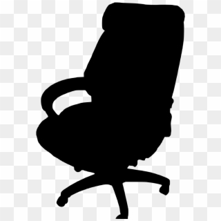 Download Png - Office Chair Silhouette Png, Transparent Png
