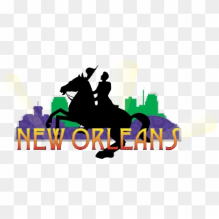 Vector New Orleans Statue With City Background Clip - Silhouette, HD Png Download