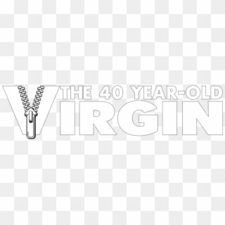 The 40 Year Old Virgin - 40 Year Old Virgin Logo, HD Png Download