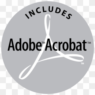 Adobe Acrobat Includes Logo - Adobe Acrobat, HD Png Download