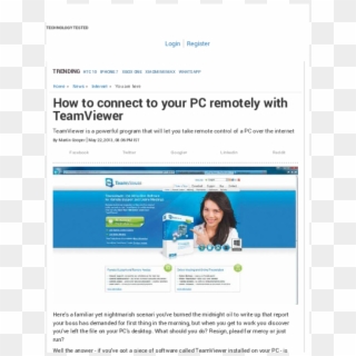 Teamviewer 5, HD Png Download