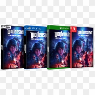 Standard Edition Quad Boxfront - Wolfenstein Youngblood Deluxe Edition Switch, HD Png Download