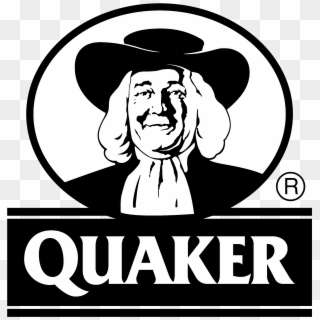 Quaker Logo Black And White - Vector Quaker Oats Logo, HD Png Download