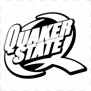Quaker State Logo Black And White - Quaker State, HD Png Download