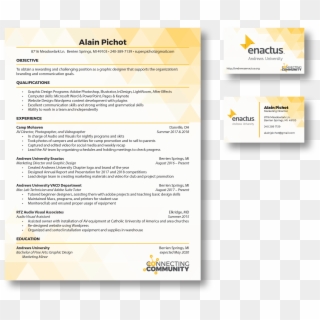 Connecting Community Report Outside Report Inside Enacuts - Enactus, HD Png Download
