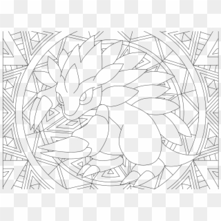 Pikachu Coloring Pages Adult , Png Download - Adult Pokemon Coloring Pages, Transparent Png
