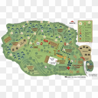 Campground Overview - Map, HD Png Download