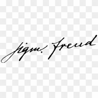 File - Freudsignature - Svg - Sigmund Freud Signature, HD Png Download