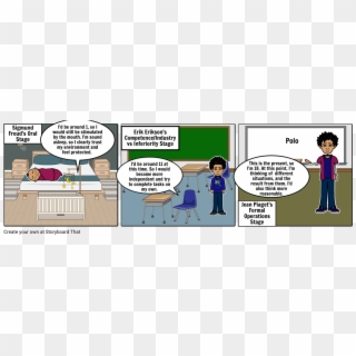 Psychology Comic Project - Industry Vs Inferiority Cartoon, HD Png Download